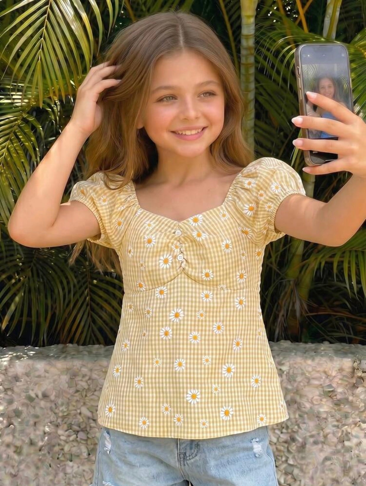 Short sleeve blouse